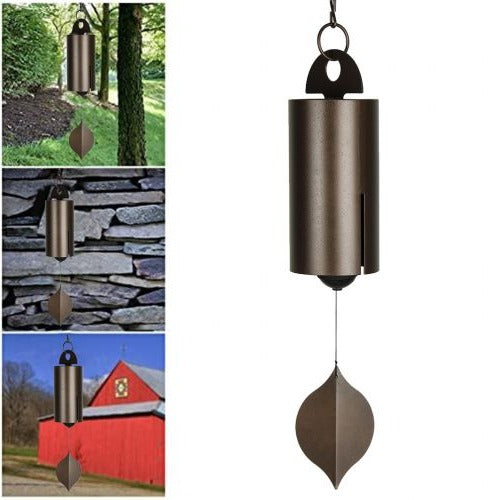 Belro Deep Resonance Serenity Bell for men, shown in a relaxed clothing setting with detailed fabric and design features.