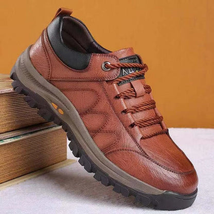 Men’s casual Belro footwear with hand stitching, arch support, non-slip soles, and breathable design, shown in the image.