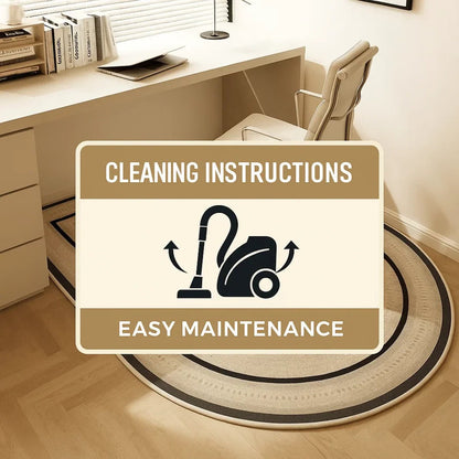 Belro office chair mat with floor protection for home and office, showing a clear, durable plastic surface on a wooden floor.
