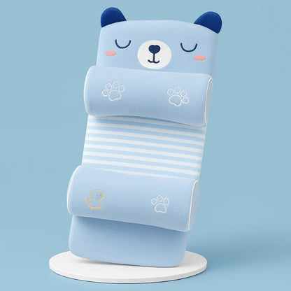 Belro Kids ergonomic baby head support pillow with soft fabric and contoured design for comfortable head and neck support.