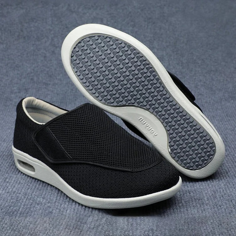 Plus size wide shoes for swollen feet by Belro, comfortable women's health and beauty footwear with extra width for swollen feet.