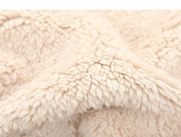 Men's warm fleece winter coat by Belro, featuring a cozy fleece fabric, hood, and full front zipper for cold weather comfort.