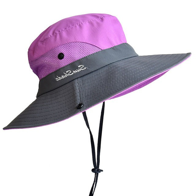 Belro UV protection foldable sun hat with wide brim, stylish sun shield accessory for outdoor protection and fashion.