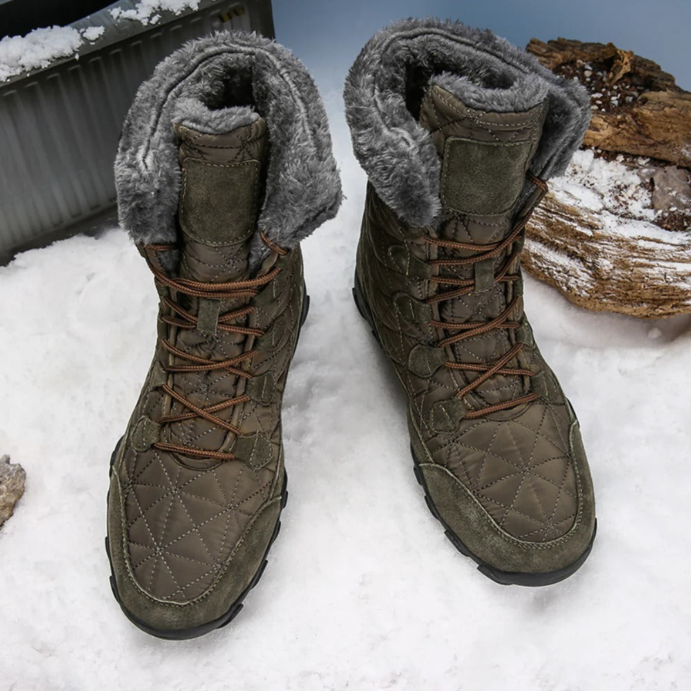 Belro men's winter boots, warm and comfortable footwear with durable design, suitable for cold weather conditions.