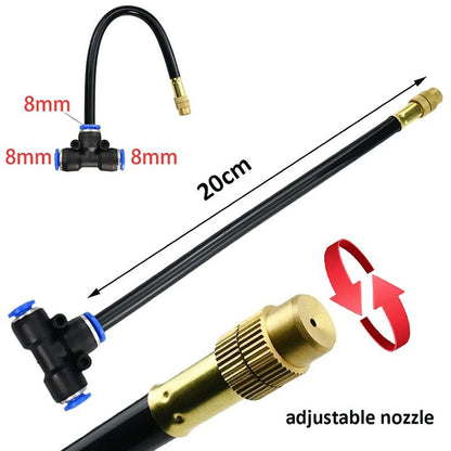 Belro drip irrigation kit with 360-degree flexible hose for outdoor garden watering and efficient irrigation.