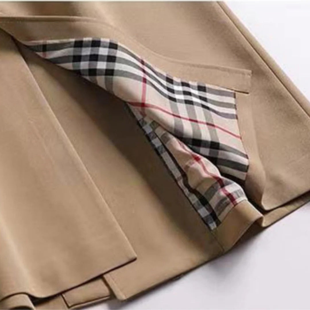 Belro classic trench coat featuring a timeless style, tailored fit, and versatile design for sophisticated outerwear.