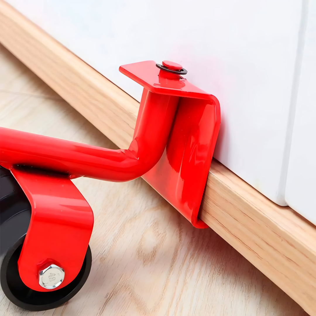 Belro Easy Move Furniture Kit for home and garden, showing tools and components for furniture assembly and relocation.