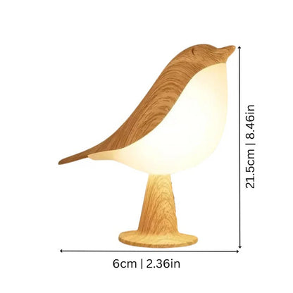 Belro Bird Lamp with adjustable color lighting and aroma diffuser, designed for a calming health and beauty ambiance.