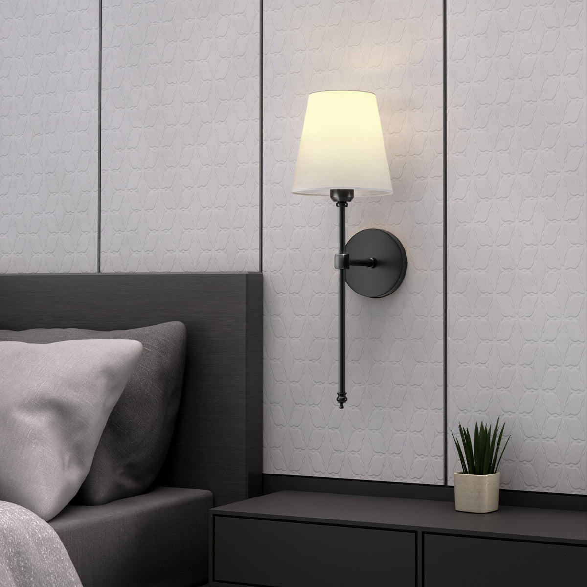 Elegant Belro wireless wall sconce for outdoor home lighting, featuring a modern design with a sleek metal finish.