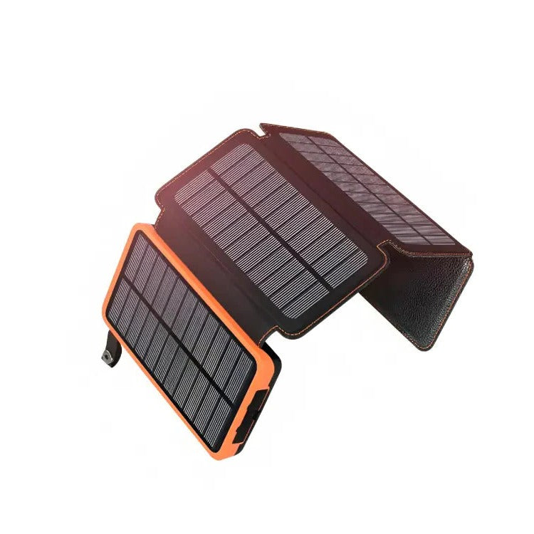 Belro high-capacity solar power bank with multiple USB ports, outdoor charging for electronics and portable power on the go.