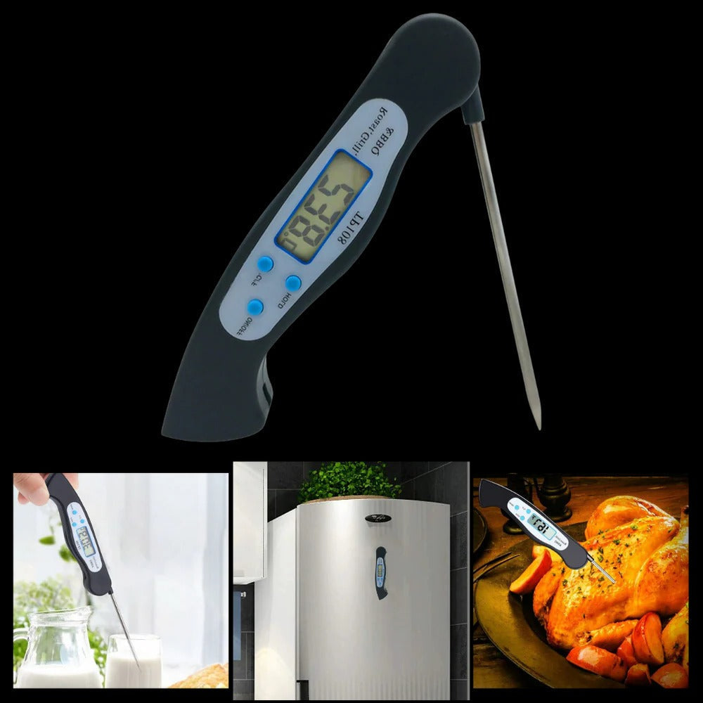 Belro digital food thermometer with clear display, suitable for accurate temperature readings in health and kitchen use