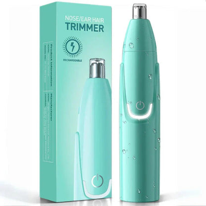 Belro rechargeable nose and ear hair trimmer with compact electric personal care appliance for grooming nose and ear hair.
