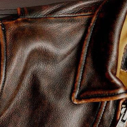 Belro premium retro men's jacket featuring classic design, stylish collar, and button details in a vibrant color.