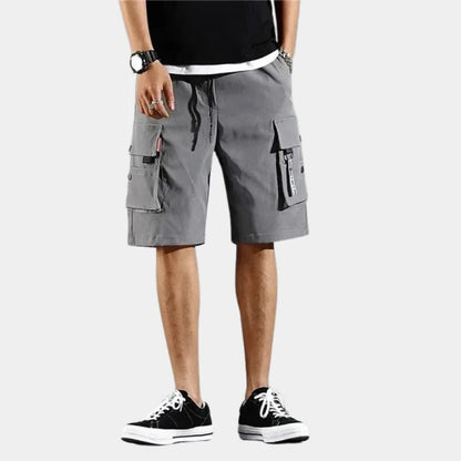 Belro men's cargo shorts with multiple pockets, made from durable fabric, perfect for casual and outdoor wear.