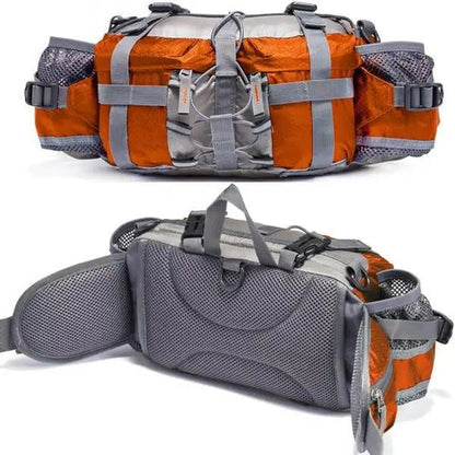 Belro multifunctional outdoor sports waist bag with water bottle holder, compact design, suitable for outdoor activities and exercise.