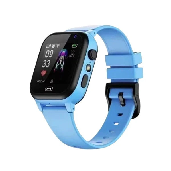Belro GPS smartwatch for kids with colorful band and digital display, designed for child safety and easy navigation.