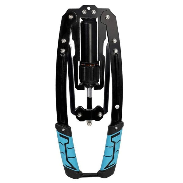 Belro heavy-duty hydraulic chest arm resistance exerciser for men, showing adjustable straps and padded handles for workout use.