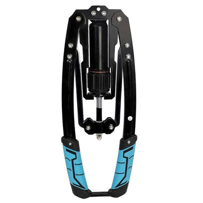 Belro heavy-duty hydraulic chest arm resistance exerciser for men, showing adjustable straps and padded handles for workout use.