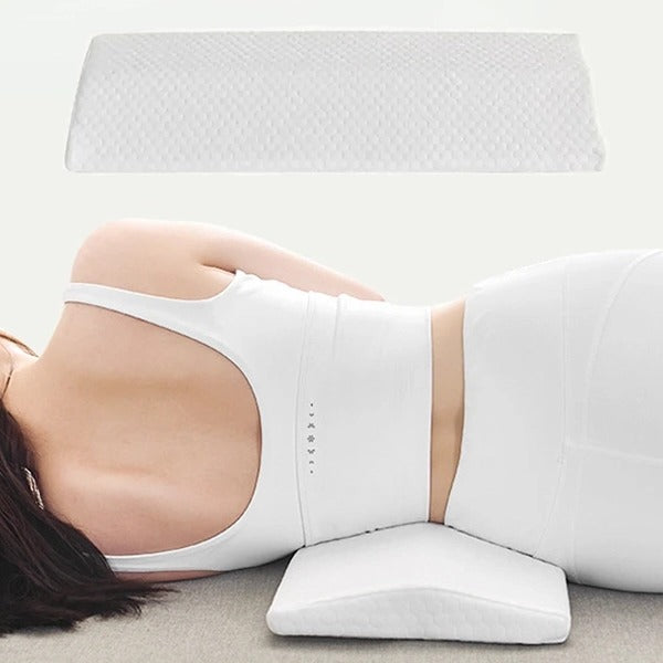Belro lumbar support pillow for sleeping, ergonomic back brace designed to provide comfort and support during rest and relaxation.