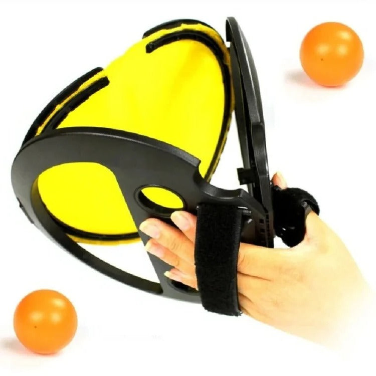 Belro outdoor catch ball game set with colorful balls and catch paddles, ideal for backyard fun and outdoor play.
