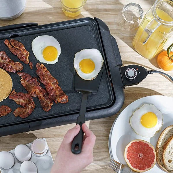 Belro 24-inch large pancake griddle maker on a kitchen countertop, ideal for home and garden kitchen cookware.