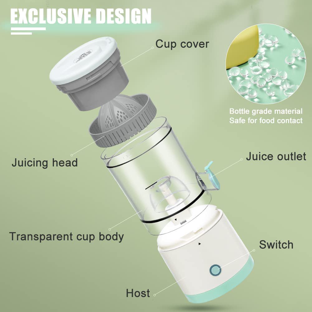 Belro USB charging portable juicer with sleek design, compact kitchen appliance for fresh smoothies and juices on the go.