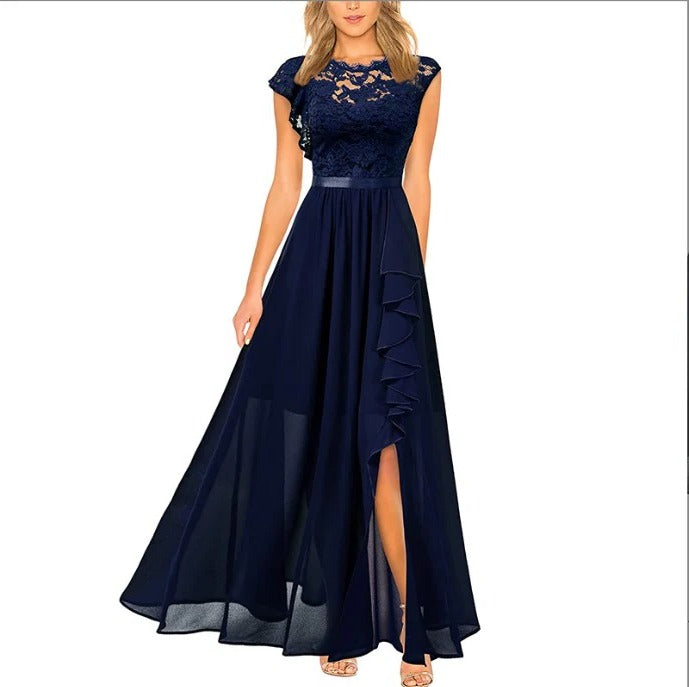 Elegant women's dress by Belro featuring a flowing design and soft fabric, perfect for formal occasions.