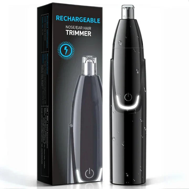 Belro rechargeable nose and ear hair trimmer with ergonomic design and precision blades for personal grooming.