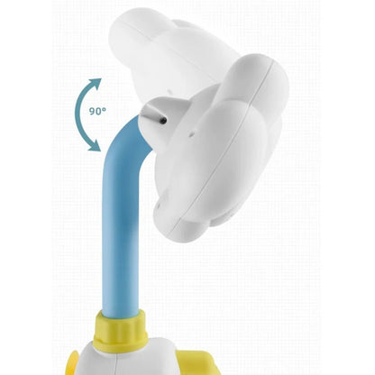 Belro baby bath toy cloud shower head for infants, colorful and safe toy for bath time fun and sensory play.