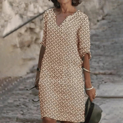 Elegant and comfortable Belro dress, showcasing a stylish design with soft fabric and a flattering fit for casual or formal wear.