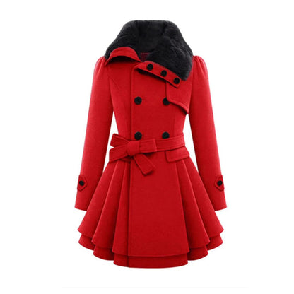 Belro warm and long winter coat for women, stylish outerwear with a hood and quilted design perfect for cold weather.
