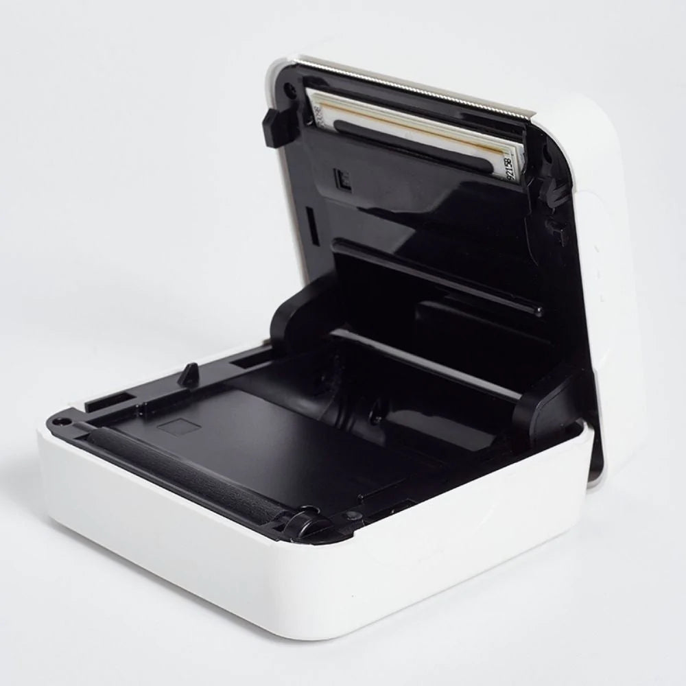 Belro Pocket Inkless Printer in sleek black, compact electronic device with smooth finish for portable printing on the go