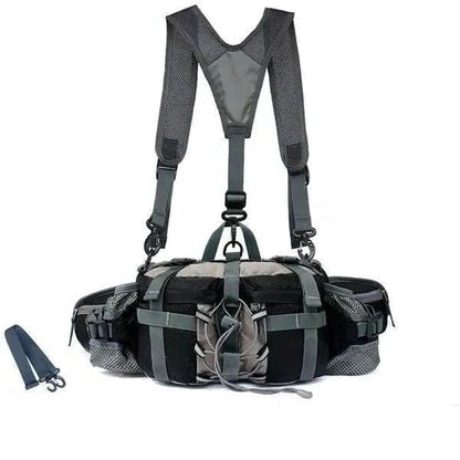Belro Multifunctional outdoor sports waist bag with water bottle holder, designed for active use and outdoor activities.