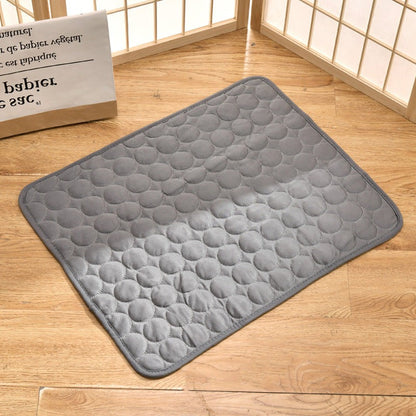Belro pet cooling pad with soft fabric surface, designed to keep pets cool and comfortable during hot weather.
