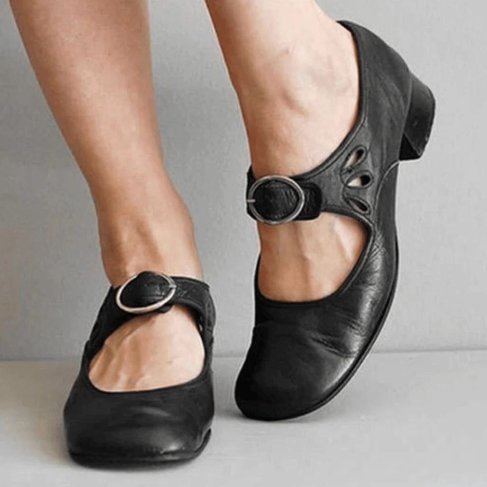 Belro leather sandal from the Health & Beauty collection, showcasing its unique, comfortable design with open toe and stylish straps.