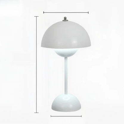 Belro Nordic Mushroom Lamp emitting soft glow, modern night light with a mushroom-shaped design for cozy ambiance.