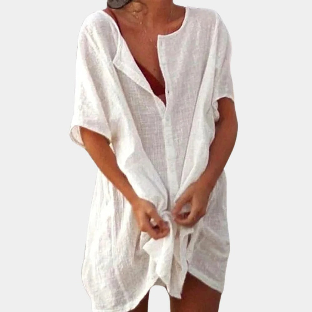 Light summer dress for women by Belro featuring a breezy, floral design perfect for warm-weather wear.