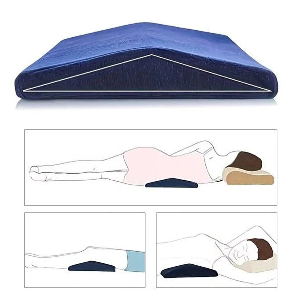 Belro lumbar support pillow for sleeping, designed to provide back support and comfort while resting.
