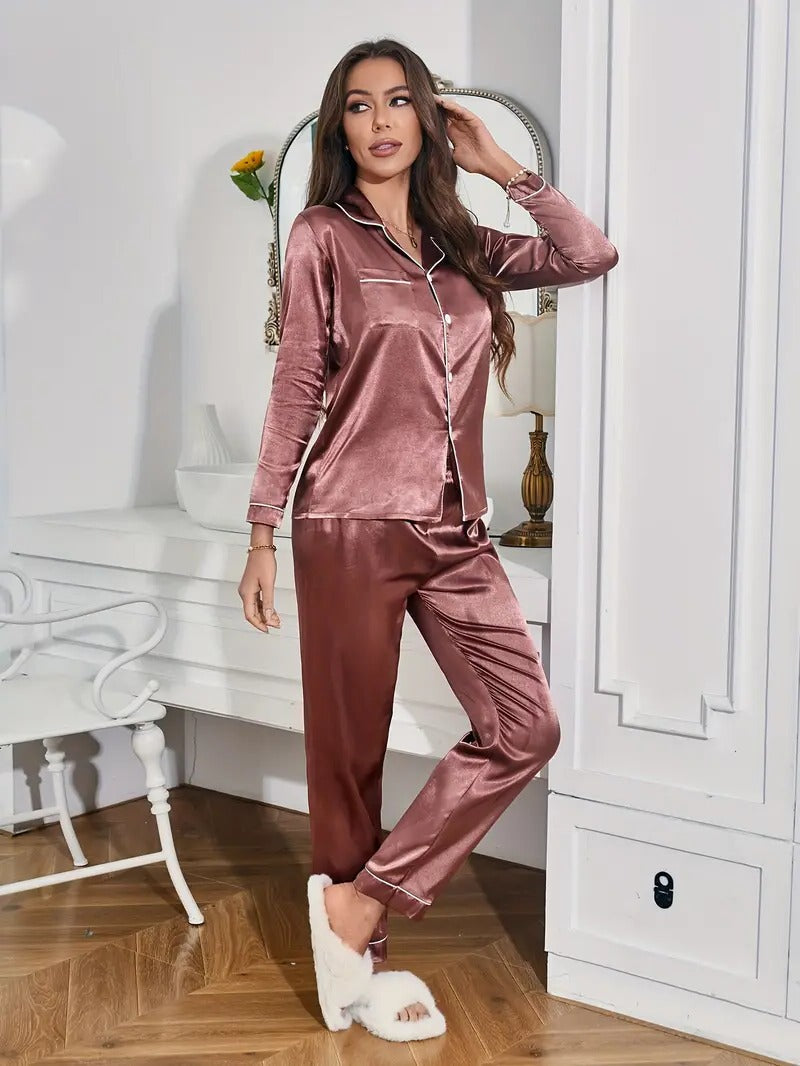 Comfortable women's pajama set by Belro featuring soft fabric and relaxed fit, perfect for cozy sleepwear.