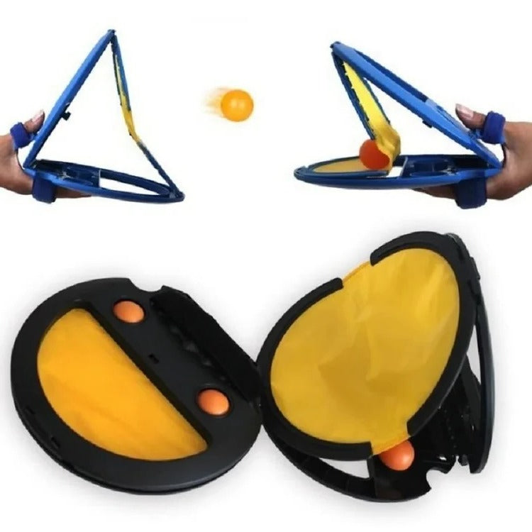 Belro outdoor catch ball game set with colorful balls and net for outdoor fun and active play in the garden.