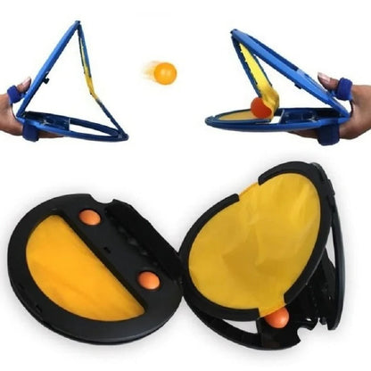 Belro outdoor catch ball game set with colorful balls and net for outdoor fun and active play in the garden.