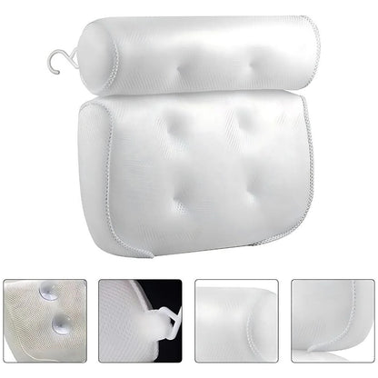Belro relaxing bath cushion headrest and back pillow for bathtub, soft and supportive for a comfortable bath experience.