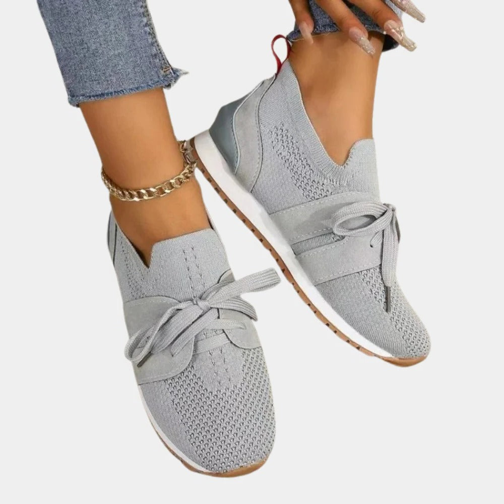 Belro women's stylish sneakers with white and pastel accents, casual athletic footwear for everyday wear.