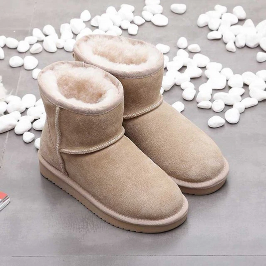 Belro ankle snow boots showcasing waterproof material, sturdy soles, and stylish winter footwear for cold weather.