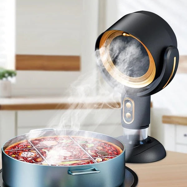 Belro portable range hood with two-speed exhaust fan, compact kitchen ventilation unit for efficient air circulation.