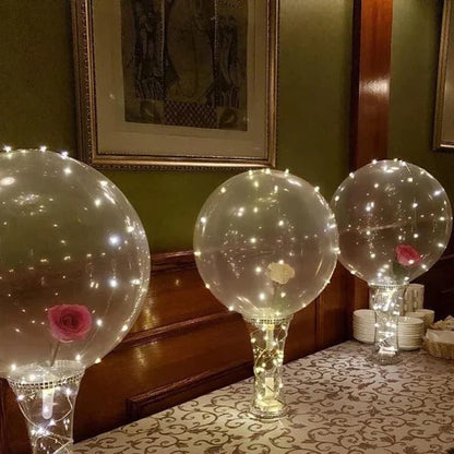 Belro LED Balloon reusable electronic light with colorful glow, perfect for parties and decorative lighting.