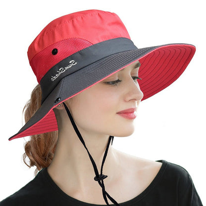 Belro UV protection foldable sun hat with wide brim, stylish sun shield accessory, perfect for outdoor sun protection and fashion.