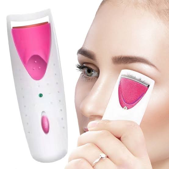 Belro portable electric heated eyelash mascara falsies curler for enhanced lash curling and beauty makeup application.