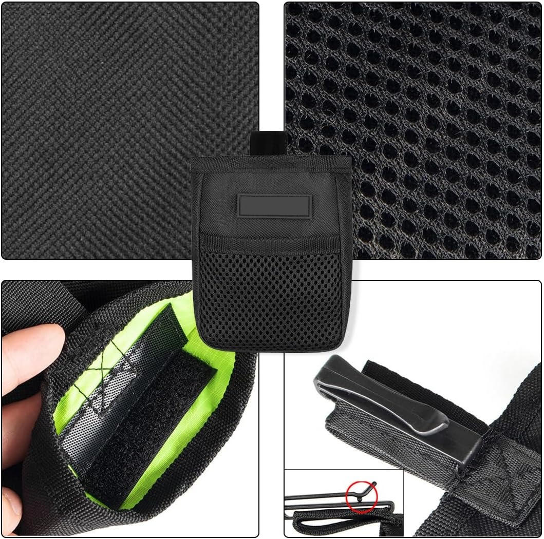 Belro dog treat pouch for small animals, portable pet supplies container with a secure clip and easy-to-carry design.
