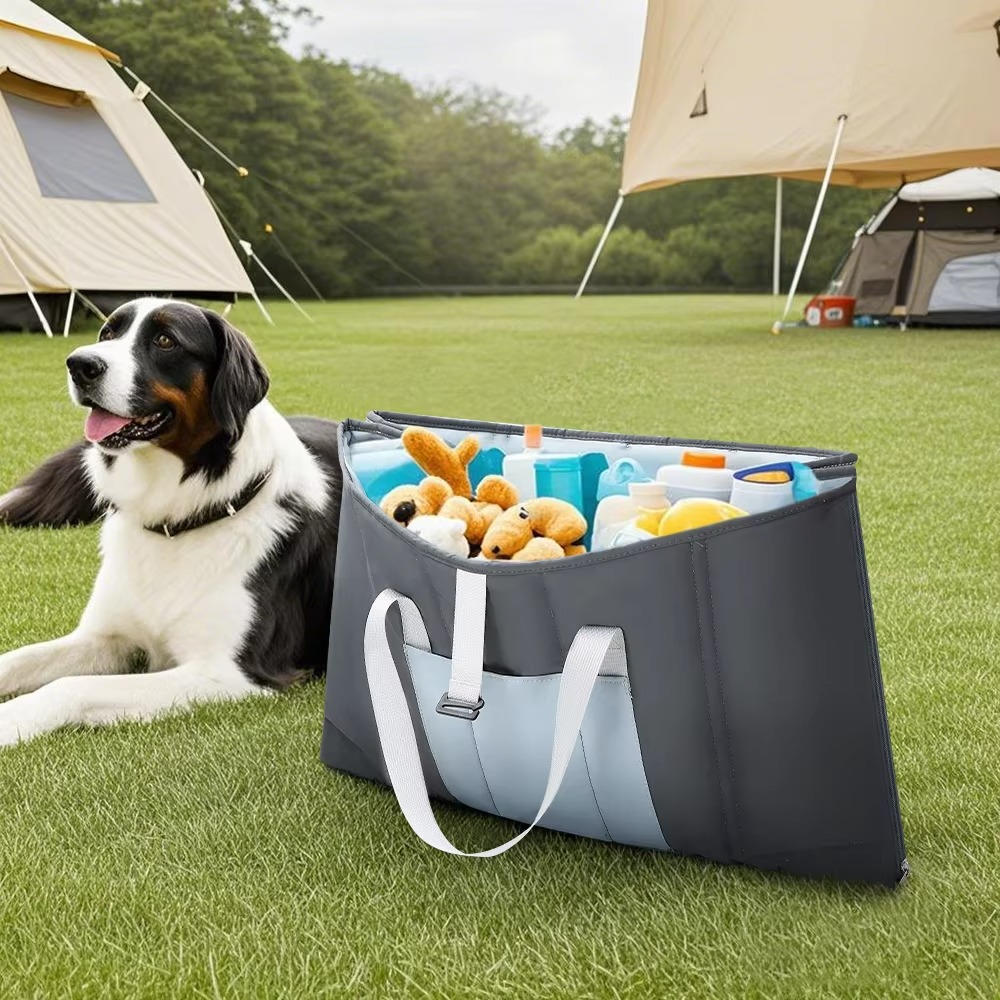Belro dog travel bag accessory with compact wallet design, ideal for carrying essentials during outdoor adventures.
